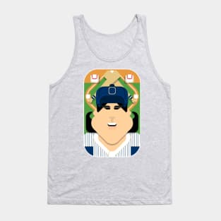 Baseball Blue Pinstripes - Deuce Crackerjack - Amy version Tank Top